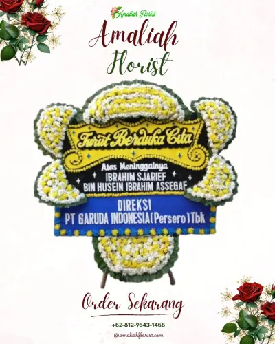 Papan Bunga Duka di Bojongsawah